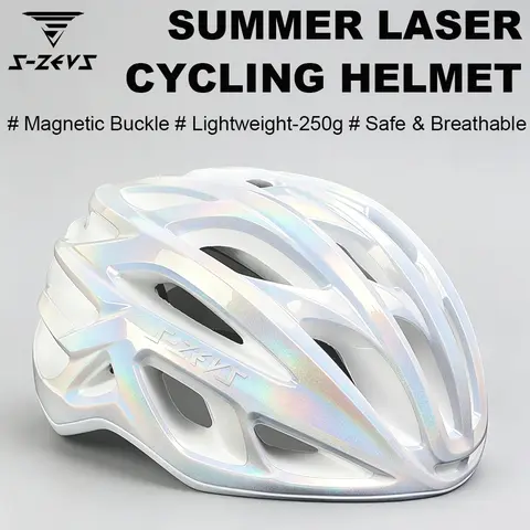 S-ZEUS Windbreaker One-Piece Unisex Mountain Bike Helmet with Magnetic Strap, Odor-Resistant and Antibacterial Lining, 56-62cm