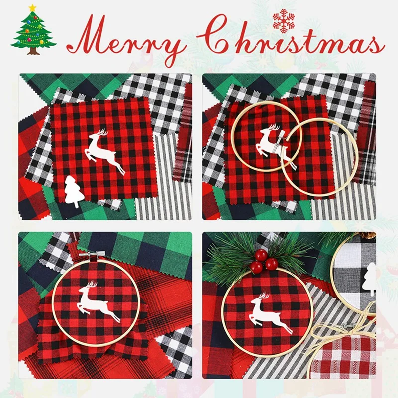 

48 шт., 4-дюймовый пяльцы для вышивания, мини-обруч для вышивания, бамбуковый круглый пяльце для рукоделия, рукоделия, шитья и поделок 10 см-A51M