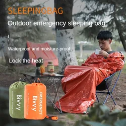 ISE MOUNT Bivvy PE aluminum film first aid sleeping bag emergency sleeping bag with whistle,survival warm keeper