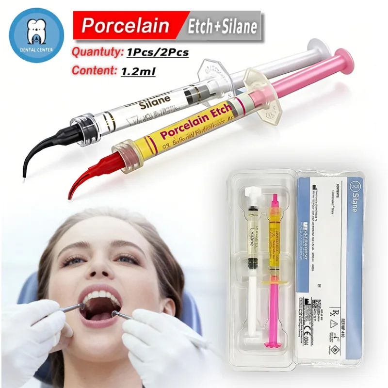 

Цельнокерамический гидрофлуоресцентный силановый связующий агент для зубов, для обработки фарфоровых зубов, для восстановления и ухода за полостью рта