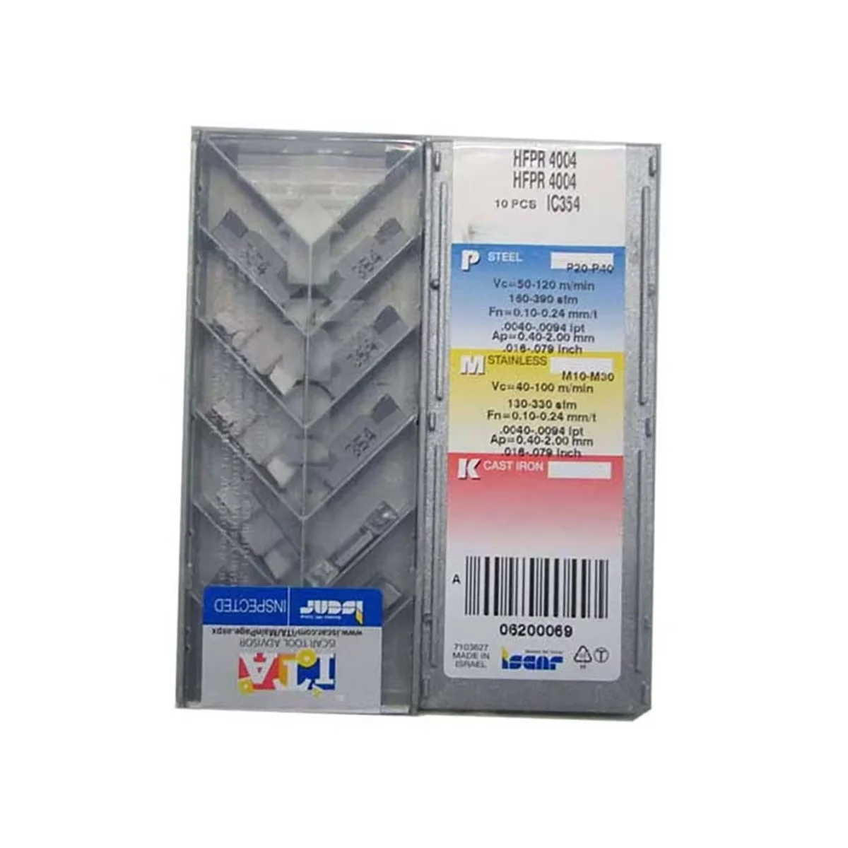 100% Original HFPR3003/HFPR4004 IC808 Carbide Threading Inserts for CNC Turning