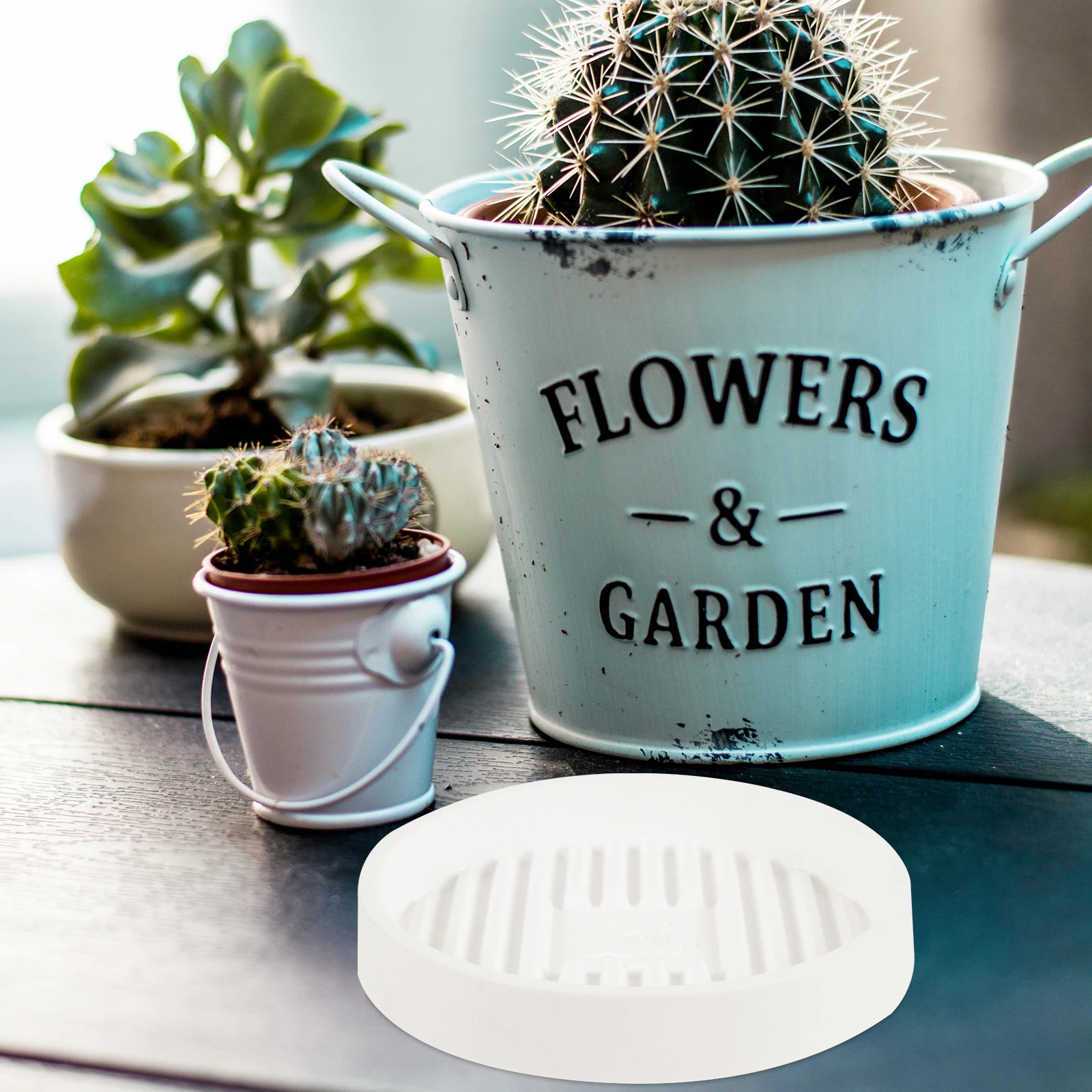 

5 Pcs Bottom Bracket Flower Pot Base Plant Drip Trays Plastic for Pots Planter Water Catcher
