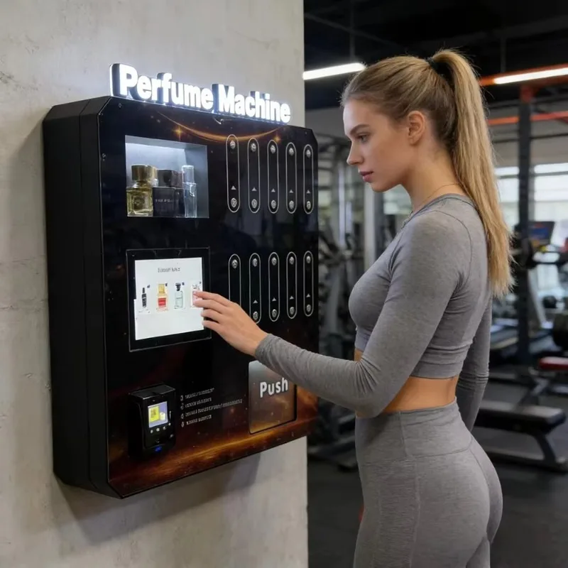 Custom Automatic Perfume Combination Dispenser Tester Perfume Spray Vending Machine Sales Can Be Paid with Card/coin