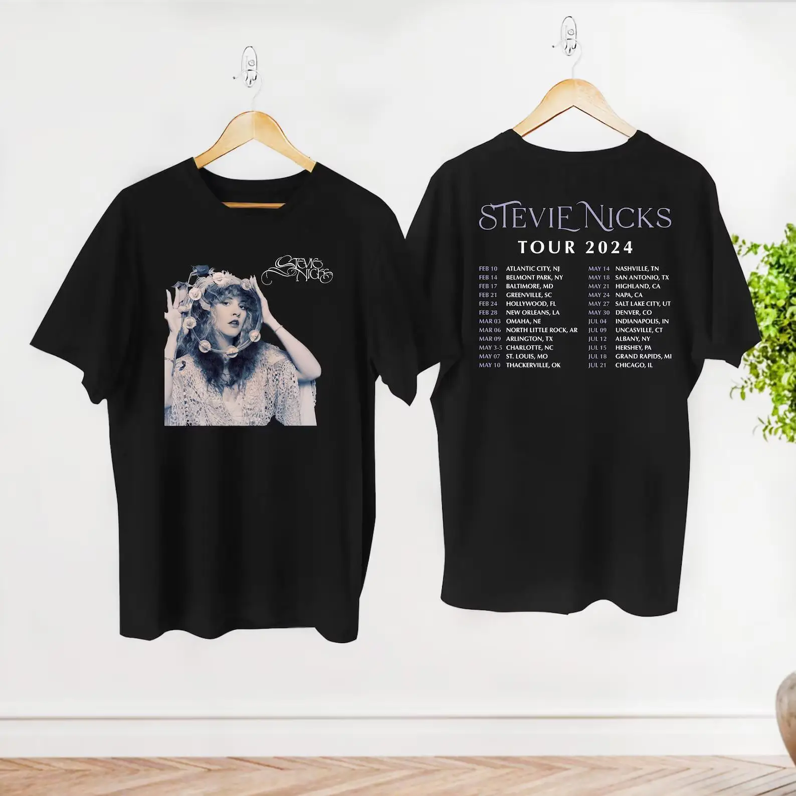 

2024 футболка Stevie Nicks Tour Live In концерт, футболка Stevie Nicks S-3XL