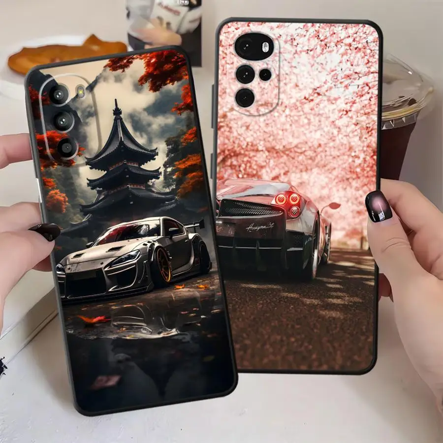 Soft Back Phone Cover Case for Moto X30 Pro Edge 20 30 S30 Pro Cool Advanced Car view 3
