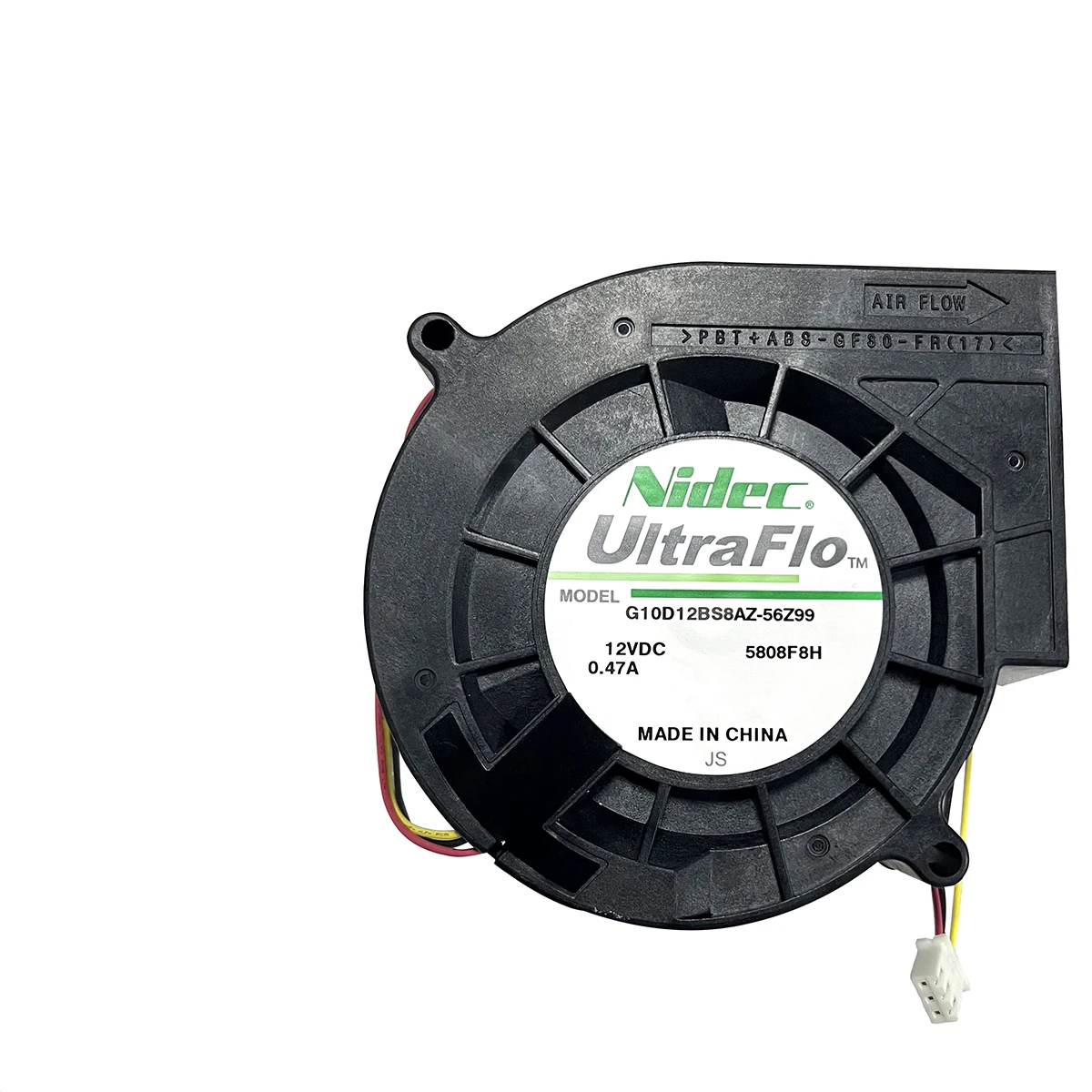 

G10D12BS8AZ-56Z99 12V 0.47A 9733 three wire turbo cooling fan