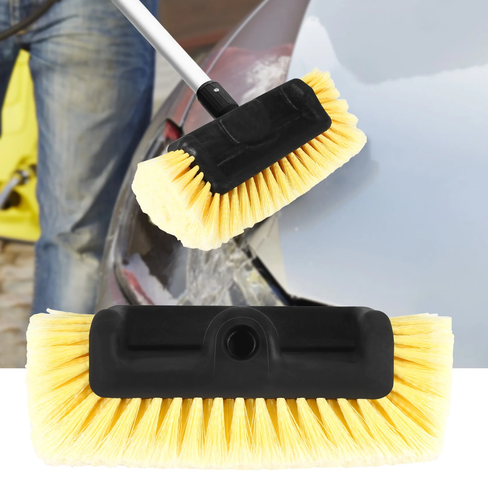 

Car Wash Brush Head for Detailing Washing Vehicles, Boats, RVs, ATVs