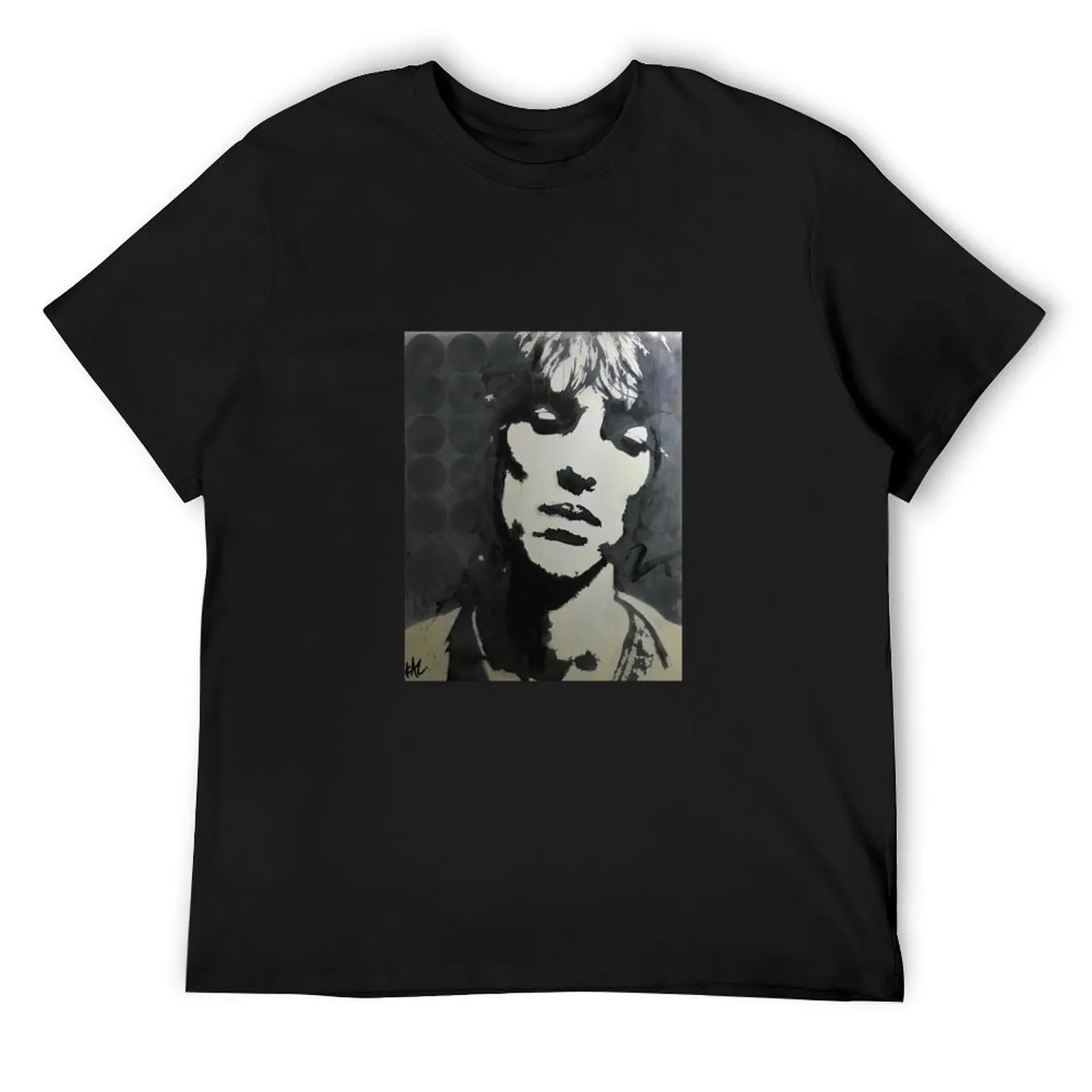 ‘Richard Ashcroft’ T-Shirt tops blue archive oversized t shirts for men