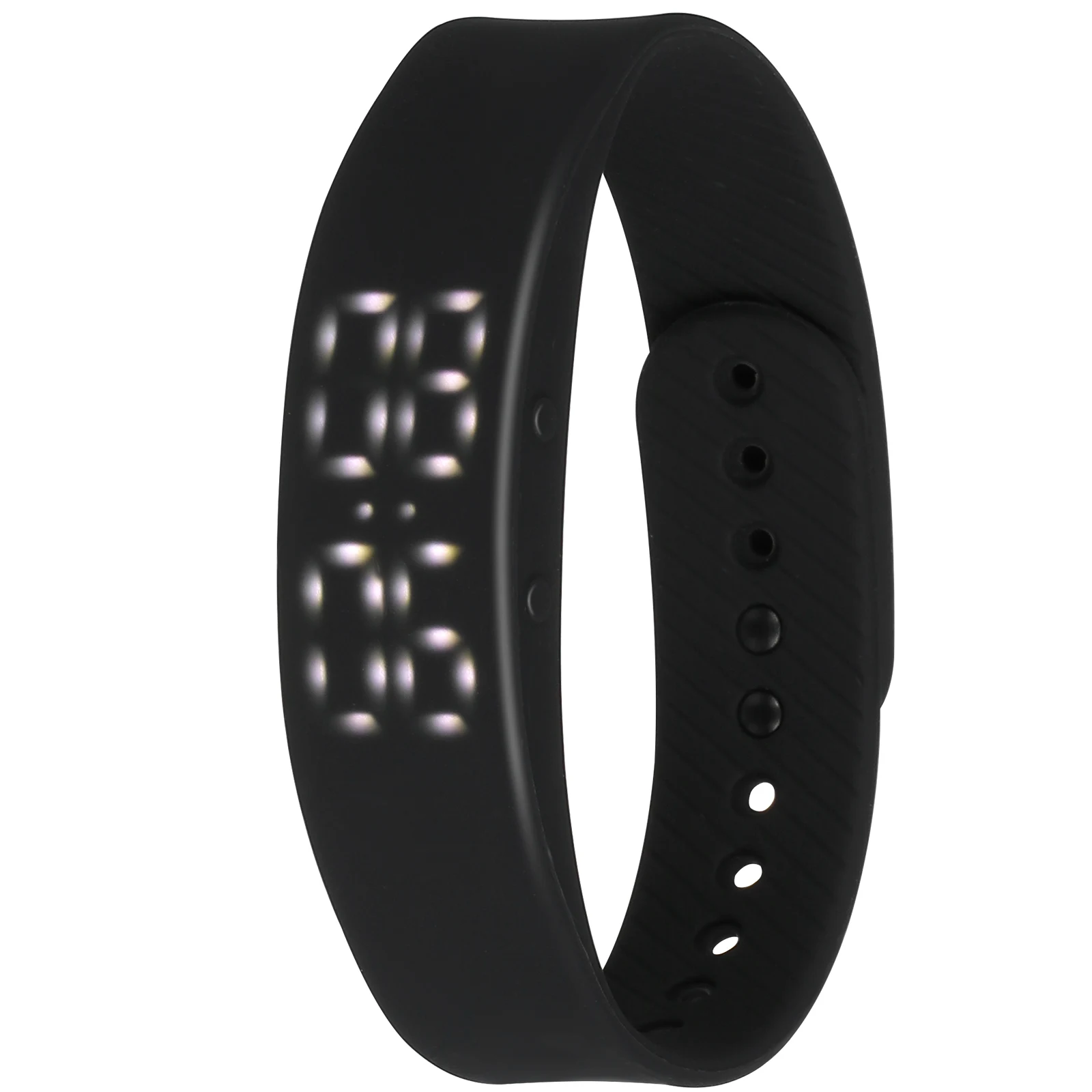 

Sports Smart Watch Fitness Silicone LED Wristband Men Women Shock Resistant Water Resistant Exercise Calorie