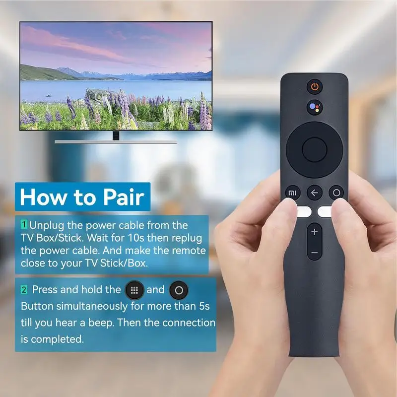 4K New XMRM-00A Bluetooths Voice Remote Control For MI Box Xiaomis Smart TV 4X Androids With Googles Stable Assistant Control