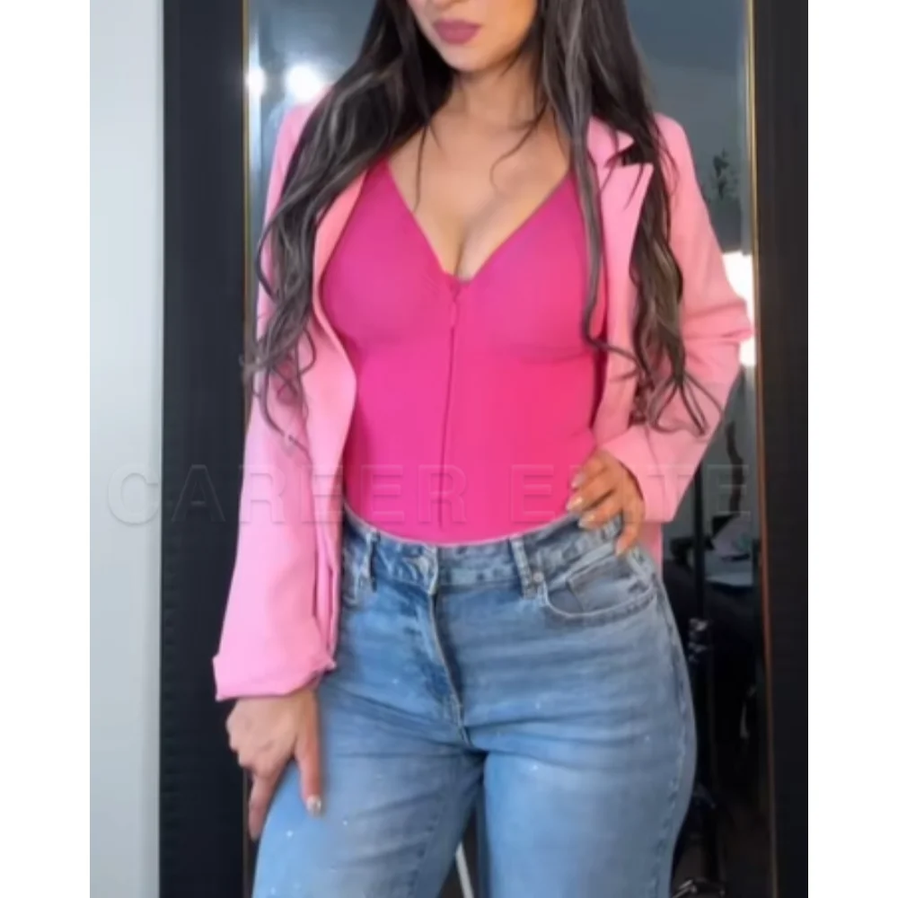 여성용 전신 쉐이퍼 – 엉덩이 리프팅 기능이 있는 슬리밍 바디수트 옷 아래에 끈적임 없이 보이지 않아 실루엣을 강화합니다.