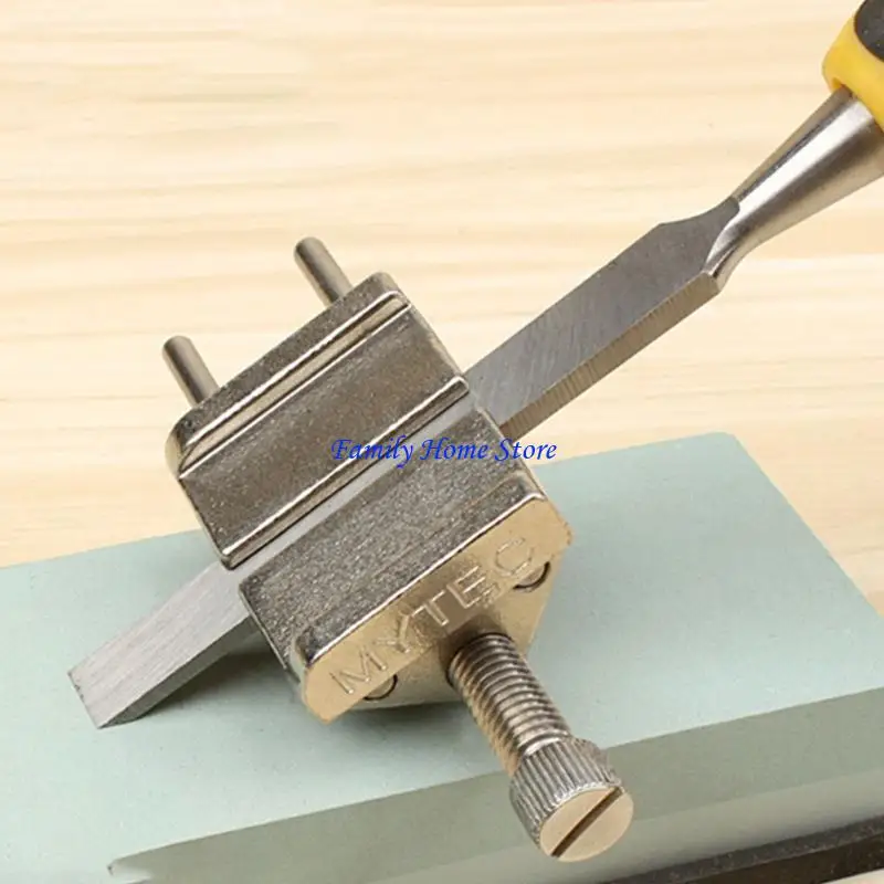 

P0UF Sharpening Guide Honing Guide Jig Sharpener Pulley Chisels Clamp up to 55cm