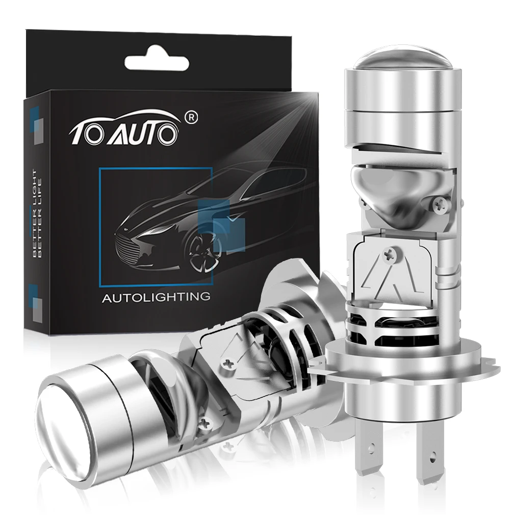 2PCS H7 Led Lens Pr…