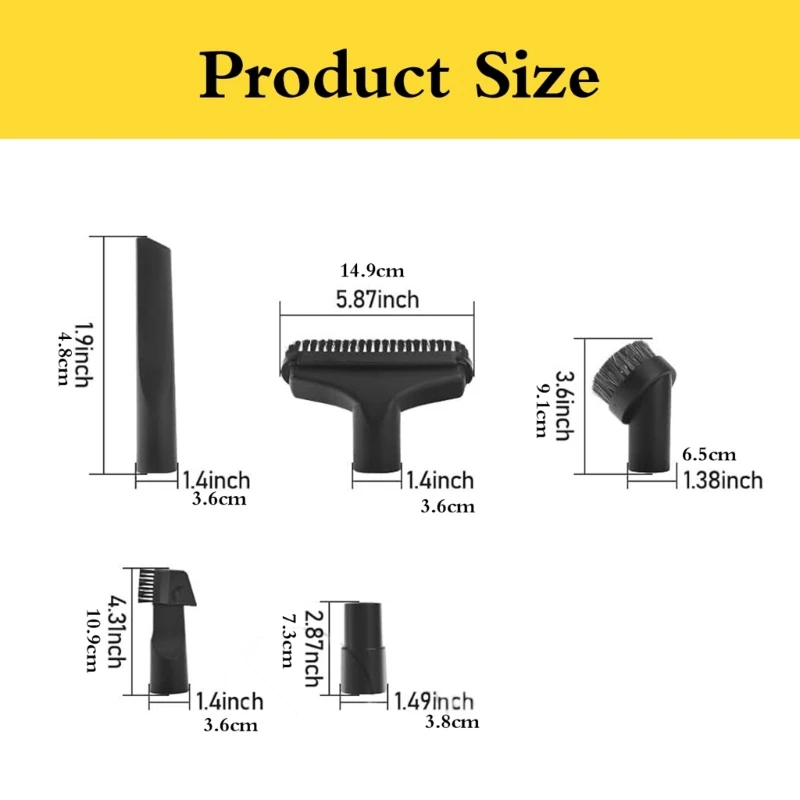 خرطوم ملحق صيانة أداة مجموعة استبدال خرطوم الجمعية فرشاة إزالة الغبار مجموعة البلاستيك الملمس ل DCV580 DCV581H