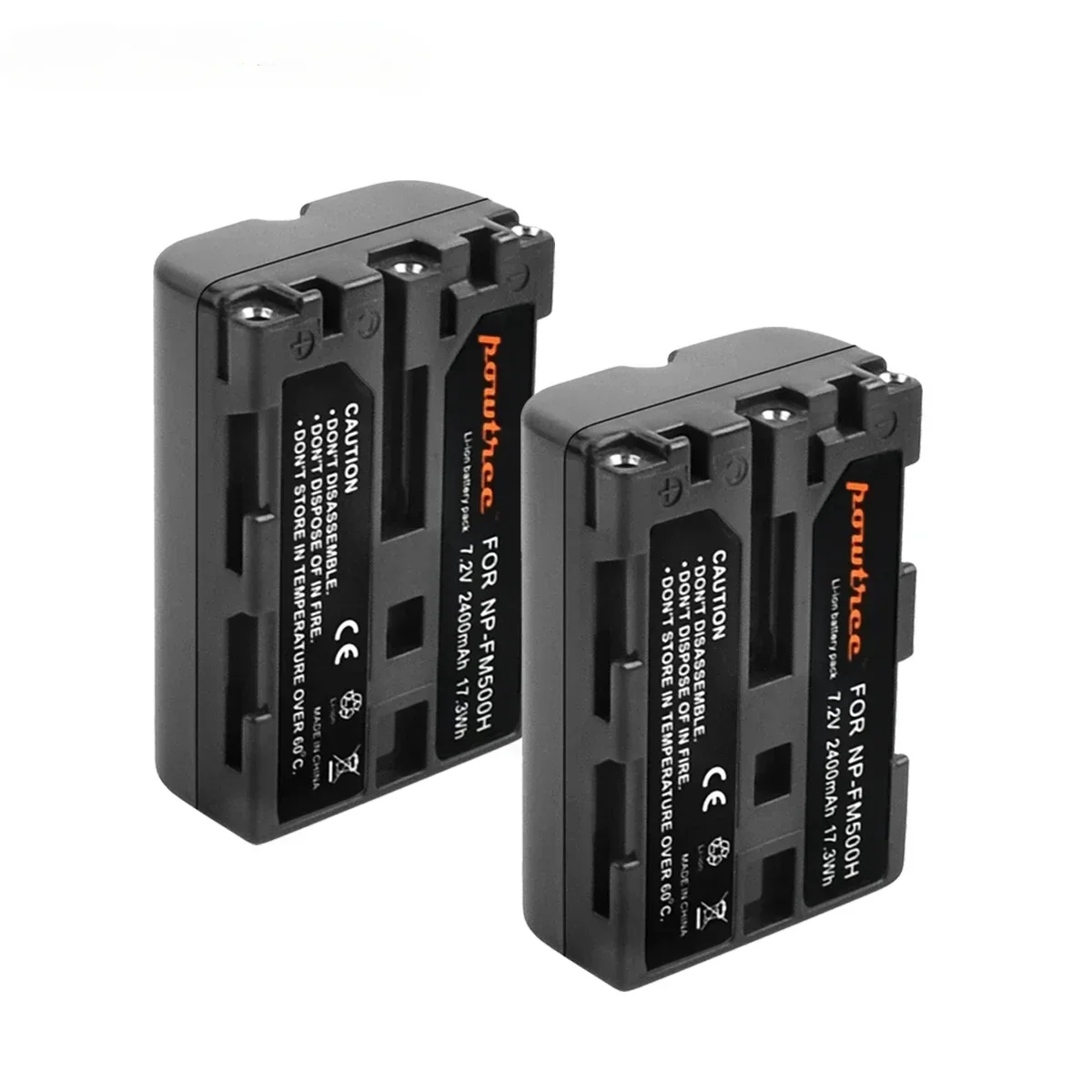 Batería de cámara NP-FM500H NP FM500H NPFM500H de 2400mAh para Sony A57 A58 A65 A77 A99 A550 A560 A580 batería L50