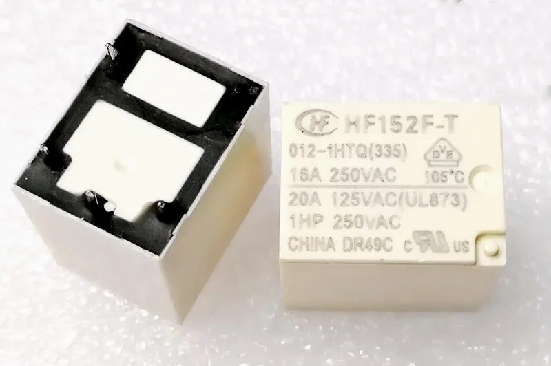 

10 шт./лот 100% новое реле Φ 012-1HTQ HF152F-T 024-1HTQ HF152F-T HF152F T 012 1HTQ 5V 12V 24V 4PIN 16A