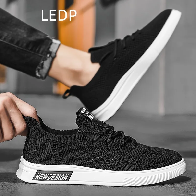 Men's Sneakers Round Toe New In Casual Fashion Original Fly Knitting Lightweight Sports Shoes Best Sellers In 2023 Products