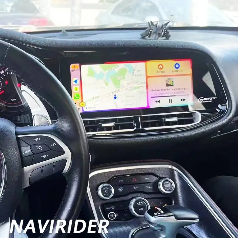 

12,3-дюймовый сенсорный экран для Dodge Challenger SRT Hellcat 2010-2023, Android-автомагнитола с CarPlay, мультимедийный видеоплеер, GPS-навигация