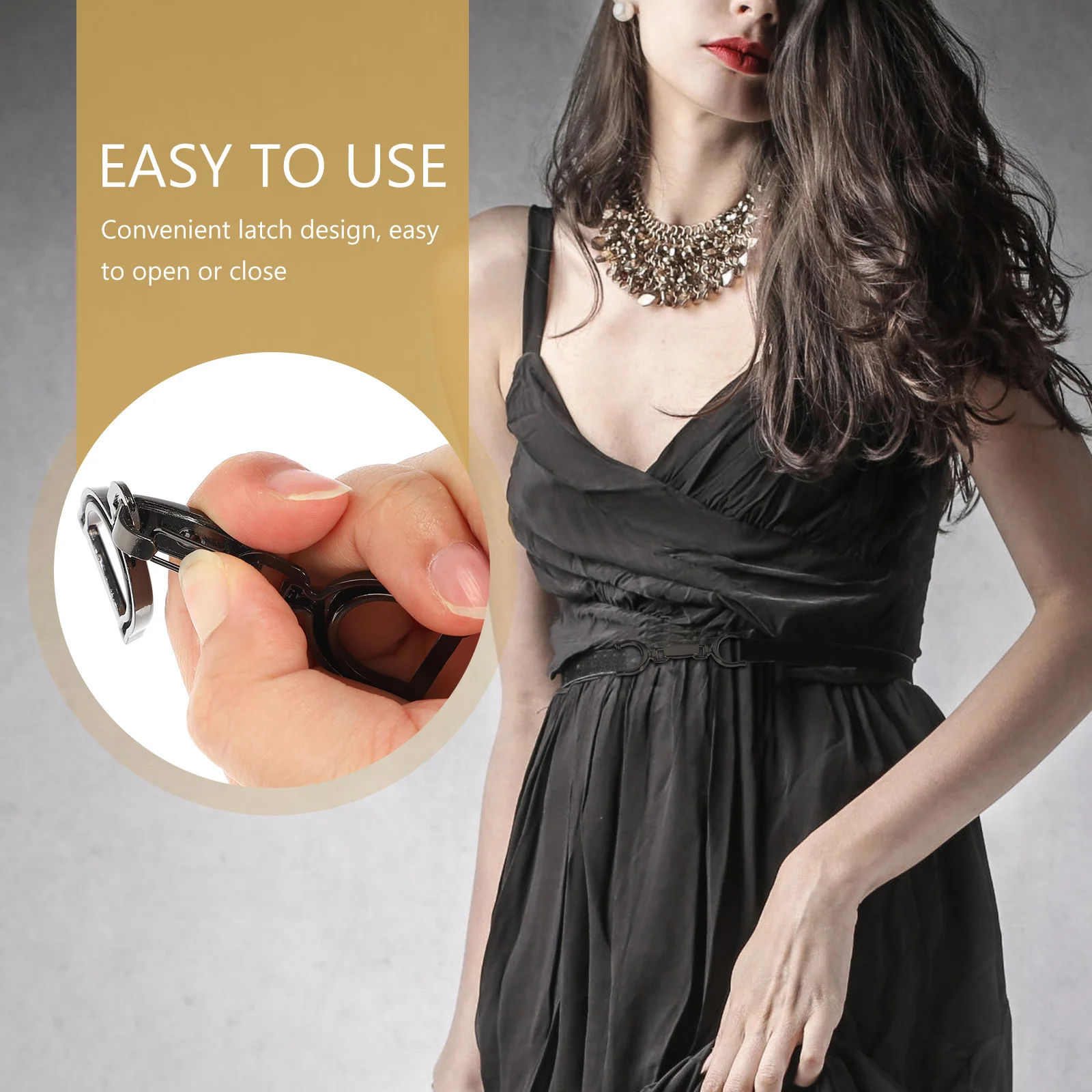 

5Pcs Metal Shoe Chain Chic DIY Shoes Buckle for Garment Clothing Pants Waist Buckle Decoration Set Shoe Chain Buckles