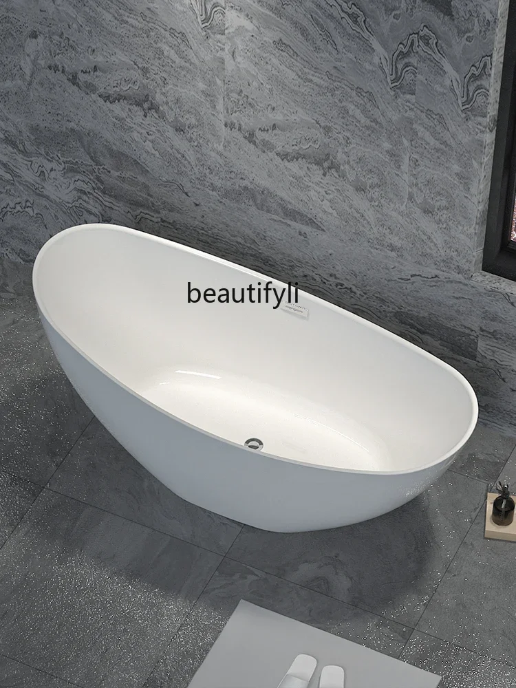 

Acrylic Imperial Concubine Large Bathtub Home Adult Hotel Simple Independent One-Piece Bath