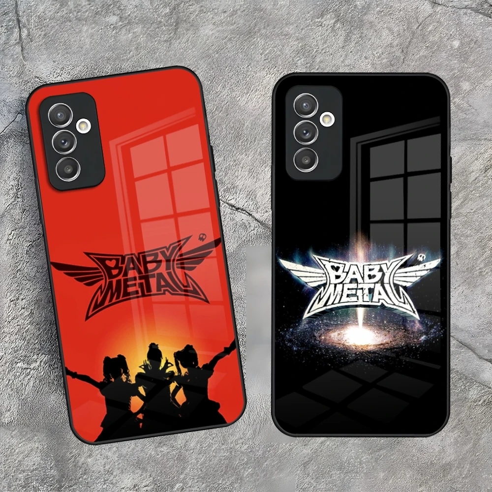 B-BABYMETAL R-Rock Band Phone Case for Samsung Galaxy S25 S24 S21 S20 S23 S22 Note20 FE Edge plus Ultra Glass Cover