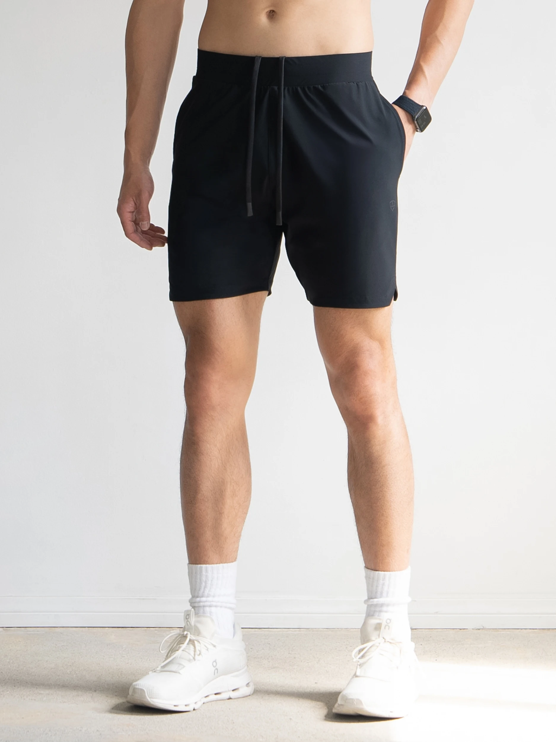 

DRIOTOPIA2024 Summer New Elastic Fitn orts Men's Breathable Five-Point Pants Mid-High Waist Slim Fit Spor Youthwear