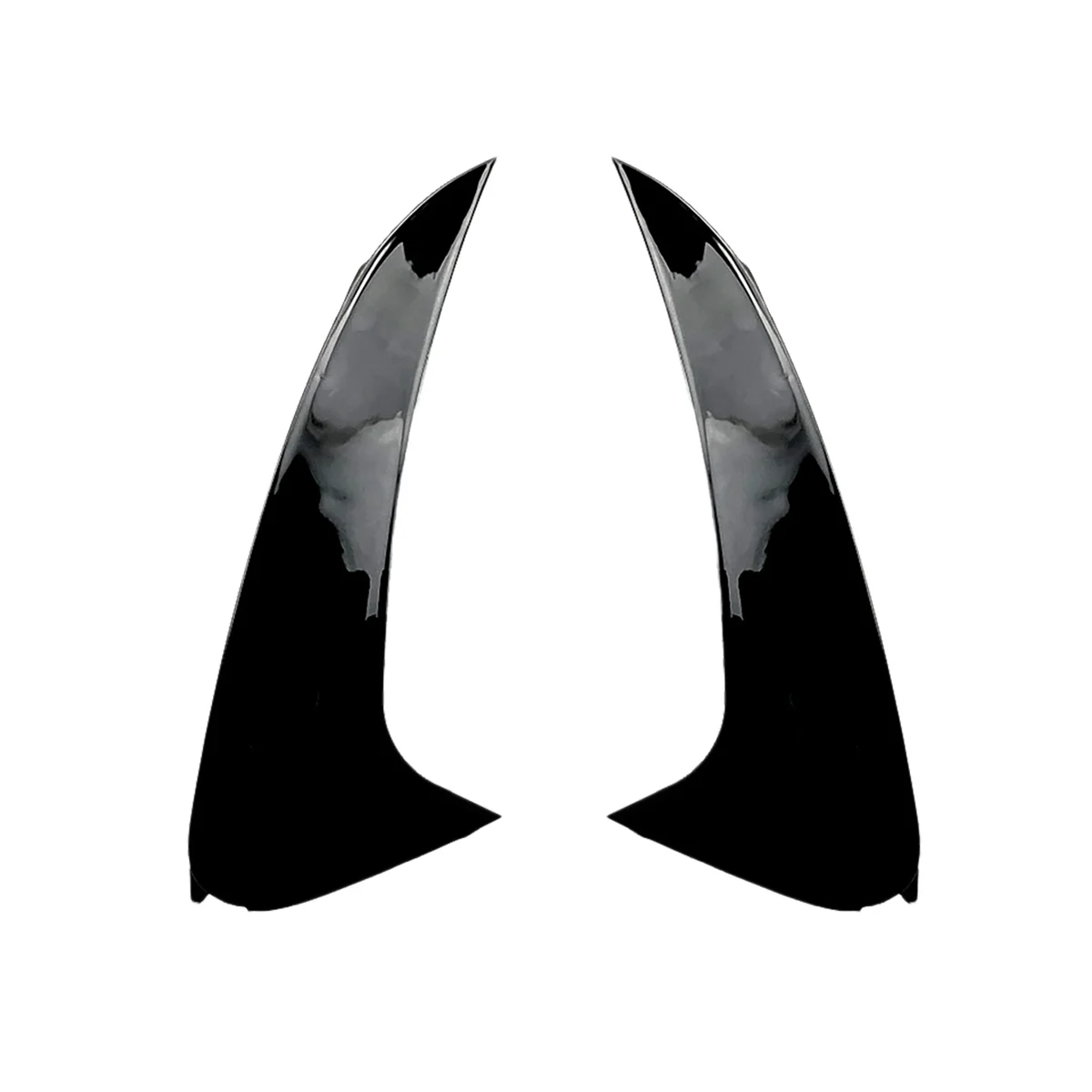 

Bright Black Rear Bumper Splitter Spoiler Rear Canard Air Vent Trim for Mercedes Benz CLS Class W218 CLS250