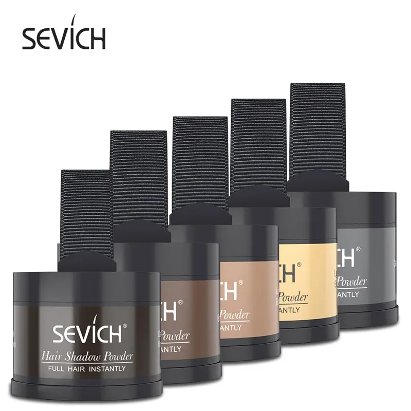 2023 Sevich hair powder Hairline Powder 4g Hairline Shadow Powder Makeup Hair Concealer Natural Cover Unisex Hair Loss  Product