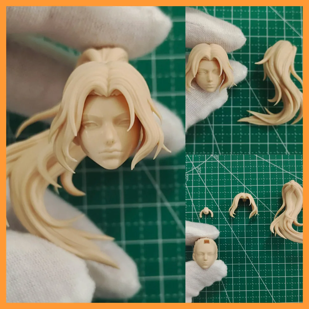 

【15 дней сделано】Белая модель с резьбой по головой 1/12 1/6 Неокрашенная голова боевой богини для экшн-фигурки 6 дюймов/12 дюймов, модель тела