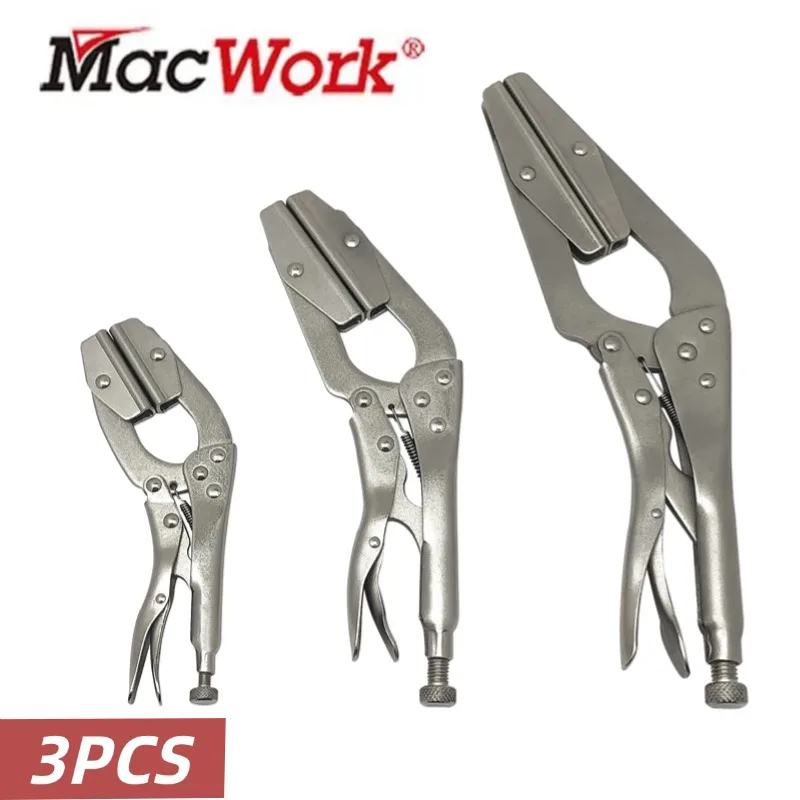 

3 PCS Radiator Hose Clamping Pinch Off Locking Pliers Multitool Hand Tools Hose Clamp Pliers Metal Multifunctional Pincers