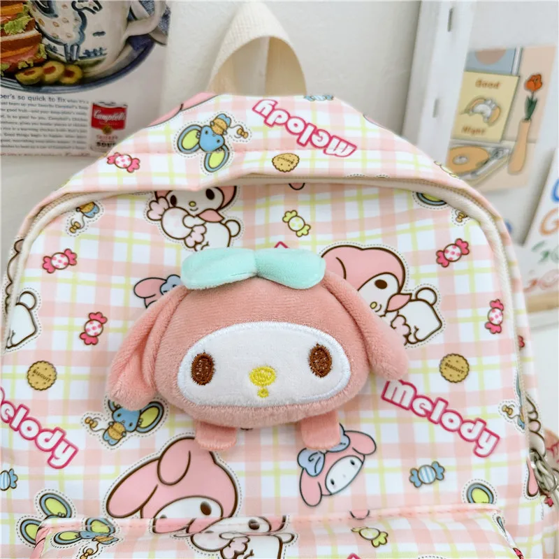 Sanrio Boutique Fashion Children\'s Backpack Kuromi Cartoon School Bag Kids Boys Girls Kindergarten Student Schoolbag BackPack