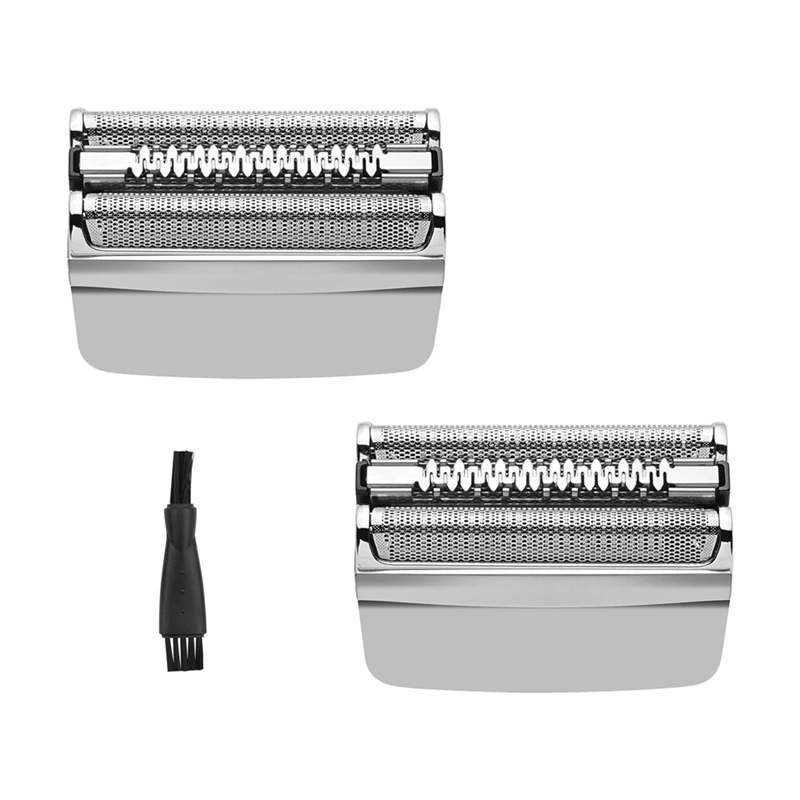 2 PCS 83M Head Silver Plastic+Metal For Braun Series 8 S8 Replacement Head Electric Razor Blades Model 8370Cc,8340S,8350S,8467