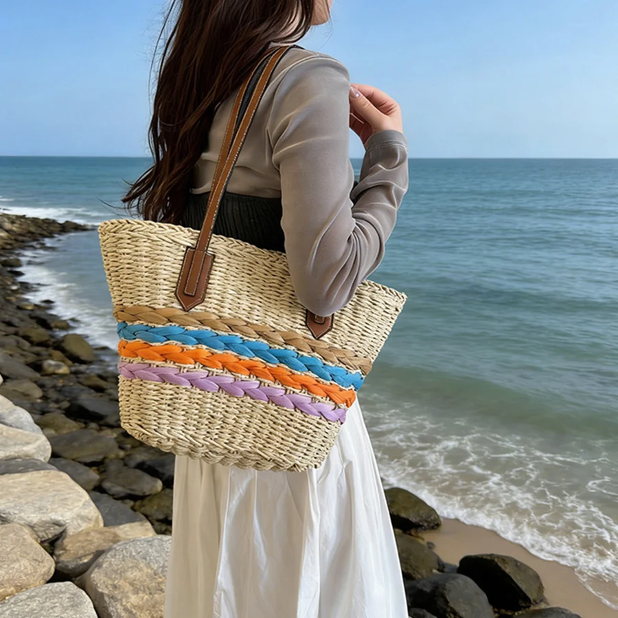 Summer Straw Bags for Women Ba - огляд і ціна Crochet Bag Raffia