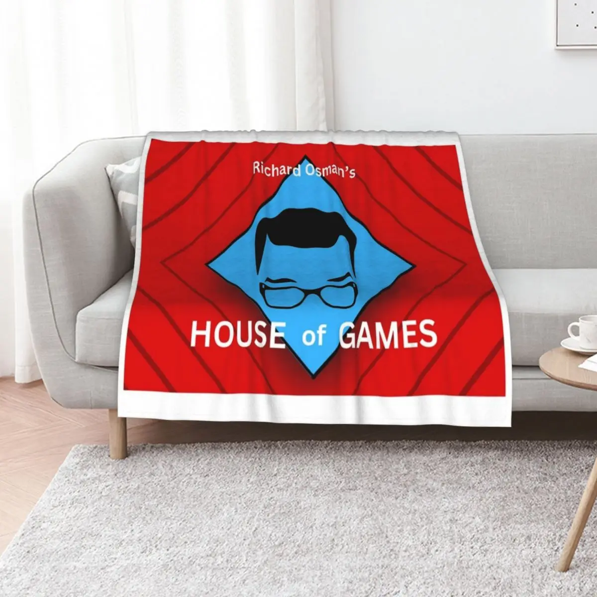 Richard Osman's House of Games Throw Blanket Soft Cozy Blanket for Pet Kids Adults
