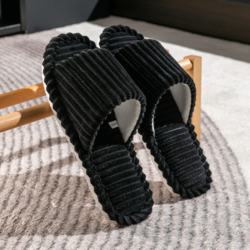 Men's New Open Toe Household Slippers Soft comfortable  Indoor Slippers non-slip bedroom Spring and Autumn Slippers Home Shoes image 4