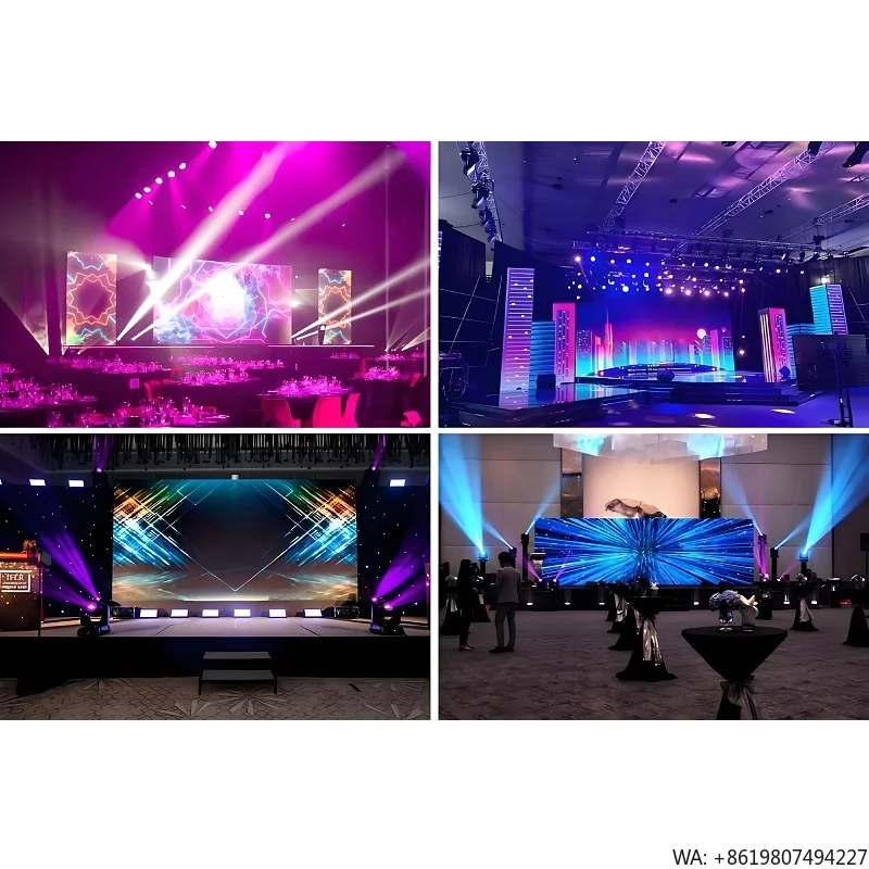 P2.9 Indoor Rental LED Display Heat Dissipation Cabinet for Product Launch Fair Corporate Roadshow Temporary