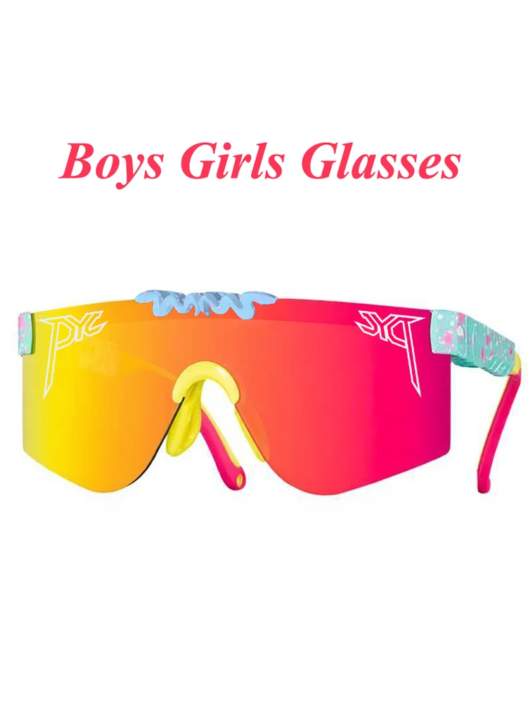 Alter 5–16 Jahre, Jungen und Mädchen, Jugend-Sonnenbrille, Kinder-Sonnenbrille, PITS OCTAL VIPERS TRABEC, Sport- und Wanderbrille, Baseball- und Softball-Brille – Detail 1