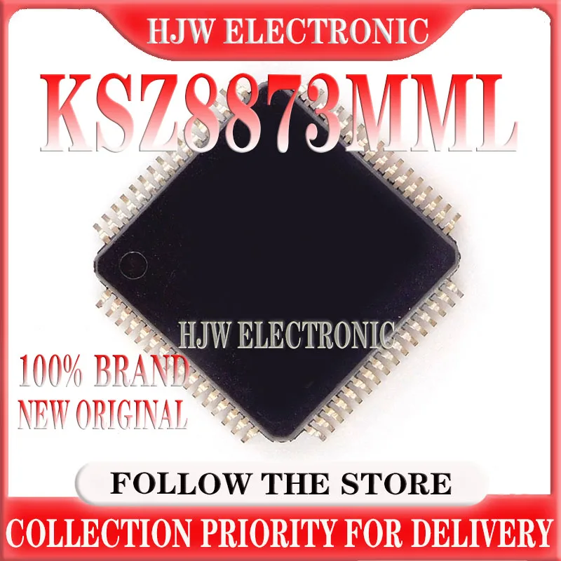 

1-10Pcs KSZ8873MML QFP64 100%New and Original In Stock