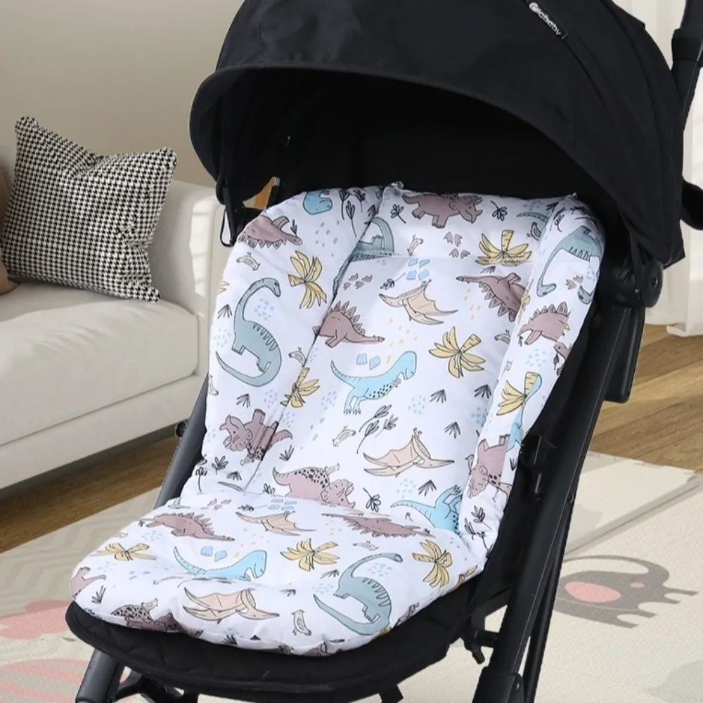 Cotton Material Baby Stroller Seat Cushion All Seasons Cartoon Pattern Dining Chair Cushions Breathable Comfortable