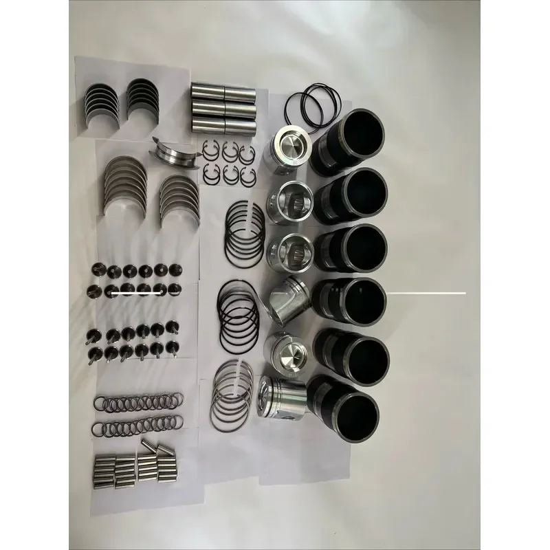 Suitable for Excavator Engine Parts Overhaul Kit - Cylinder Liner, Piston Rings, Piston for 6D114 Excavator PC300-8