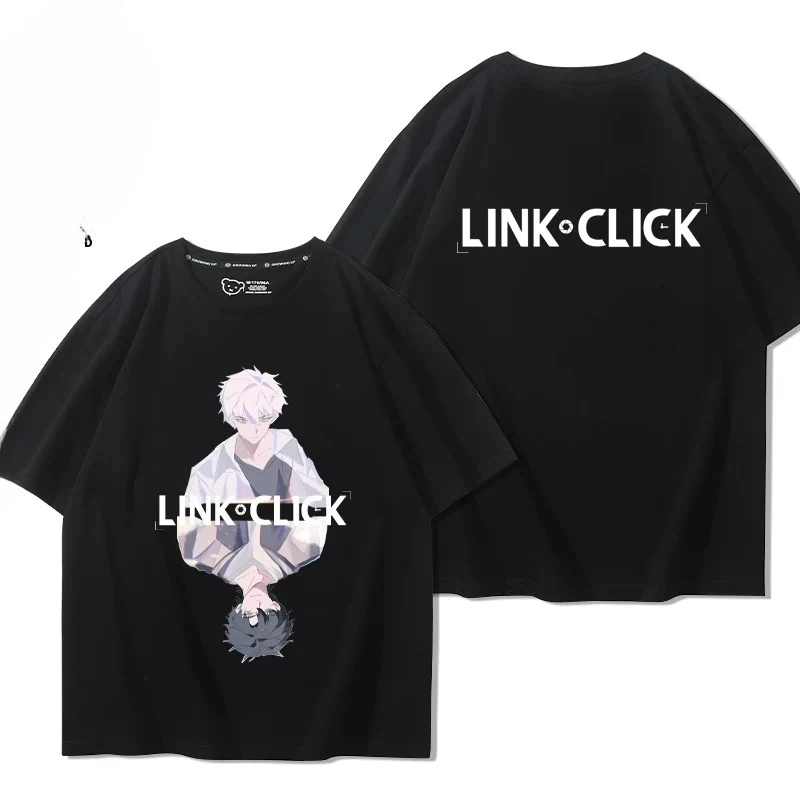 Anime Link Click Lu Guang Cheng Xiaoshi Qiao Ling Short Sleeve T Shirt Women Men Harajuku Aesthetic Graphics Tshirt Cotton Tees