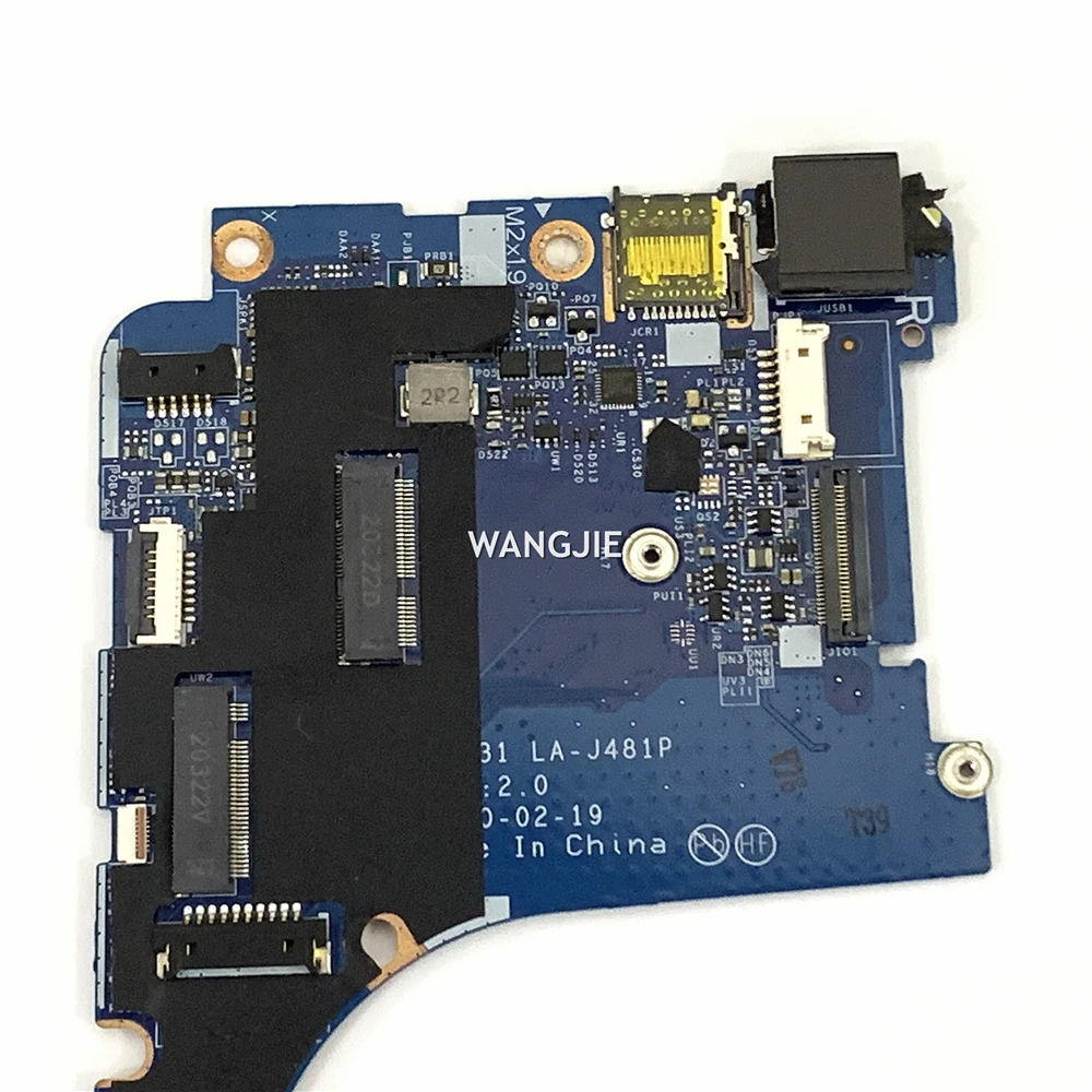 Imagem -05 - Placa-mãe Portátil para hp Envy Gpr31 La-j481p X360 13-ay L94490601 L94490001 R54500u 8gb 100 de Trabalho