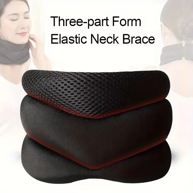 

1Pcs Neck Support Cervical Brace-Adjustable Cervical Collar Soft Foam for Relieve Cervical Pain-Correcting Forward Head Posture
