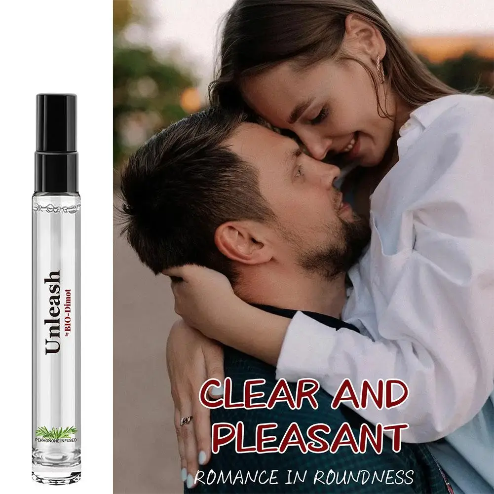 Parfum feromon 10ml, parfum tahan lama aroma bunga ringan semprotan tubuh segar alami portabel kencan De Parfum