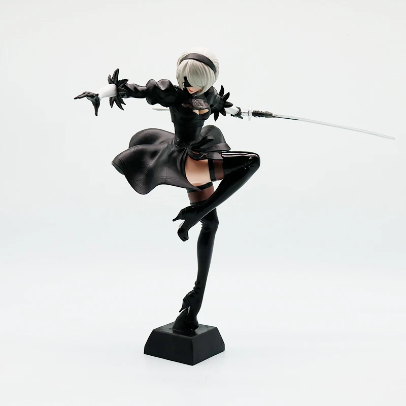 Nr. 2 Typ B Schwarz/Weiß Version Anime-Figur Sammlerstück Modellstatue Desktop-Dekoration Geschenk PVC-Statue