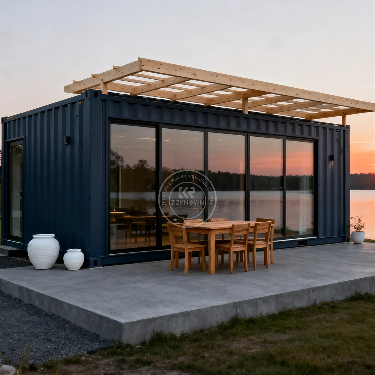 

Prefab Custom Modular Container Bar Outdoor House Portable Mobile Home Prefabricated Expandable Container House