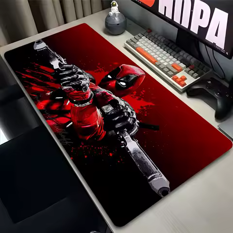 Large Gamer Mouse Pad Pc Gaming Accessories Cabinet Mousepad D-Deadpools Non-Slip Laptop Desk Mat Extended Office XXL Carpet Rug