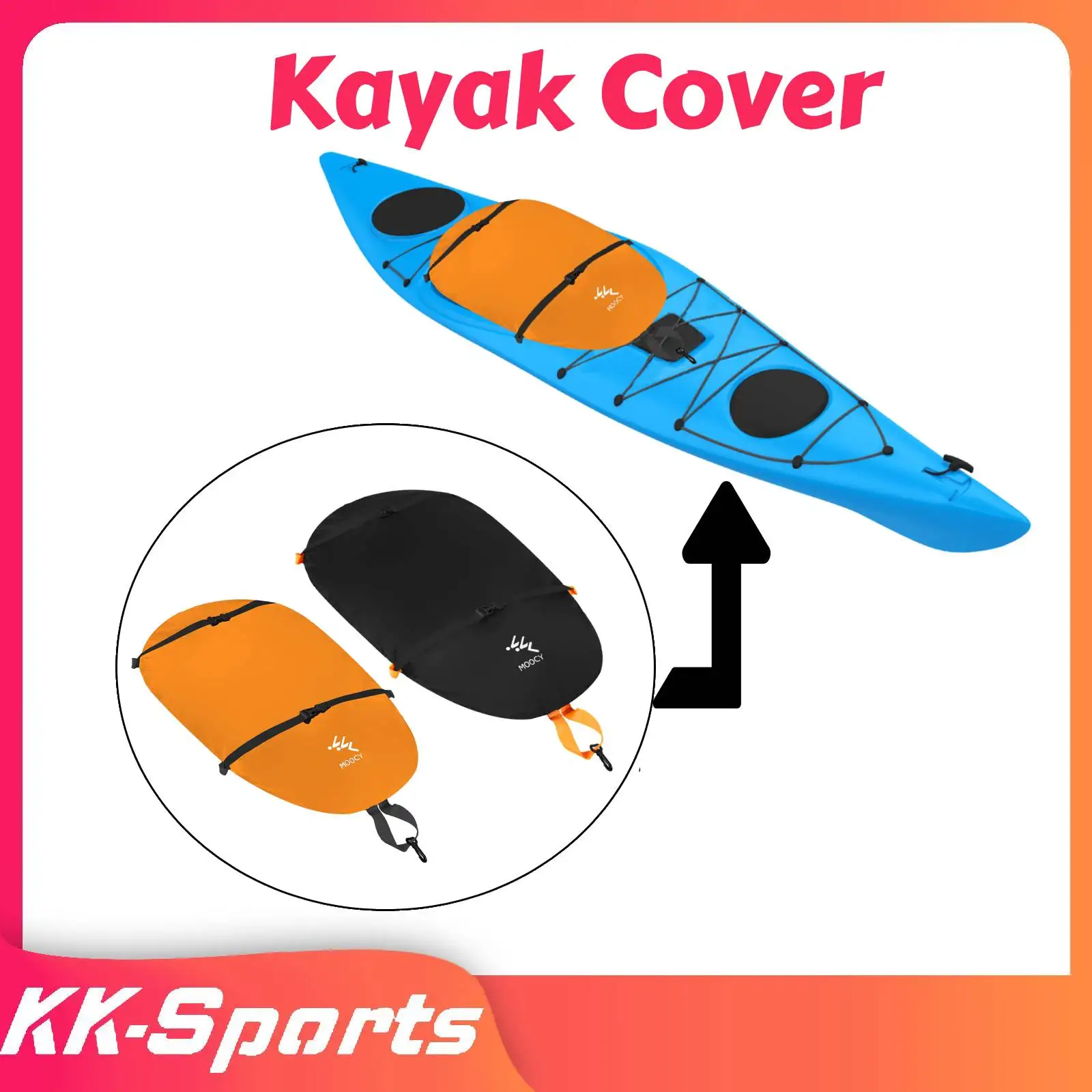 Kayak Accessories Cockpit Drape Cover Protector Water for Canoe Boat Transportable Practical Multifunctional Waterproof Cover