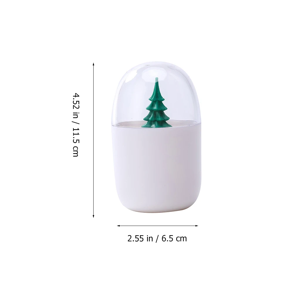

2 Pcs Christmas Containers Toothpick Holder with Lid Holders Cotton Swab Box Abs