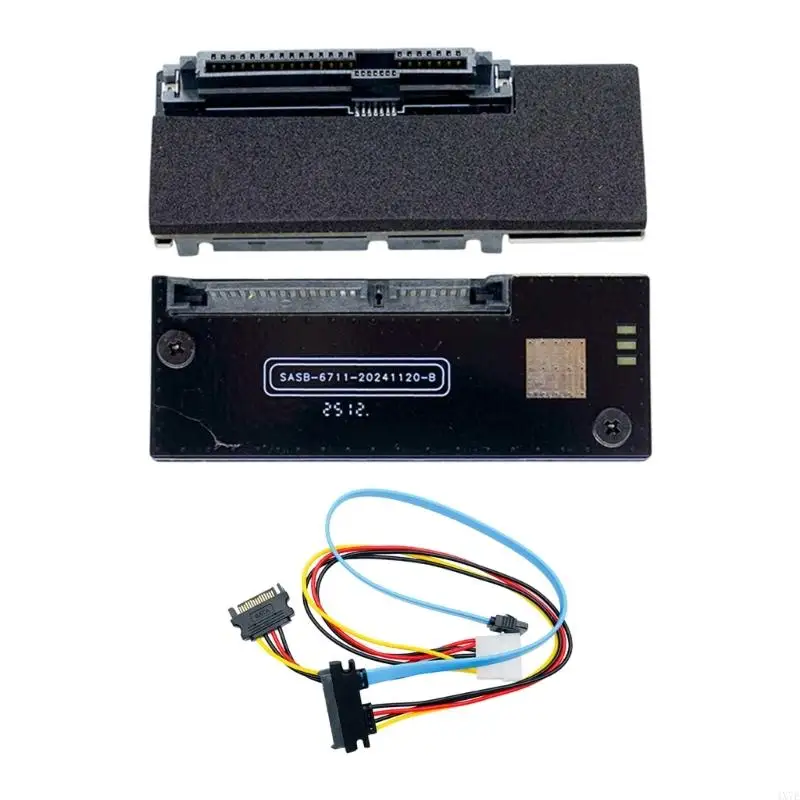 

4X7E Stable Data Transfer SATAs 22PIN to SASs 29PIN Converters for IT Professionals